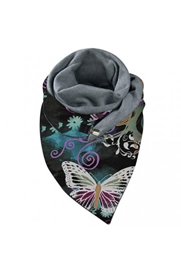 Générique éCharpe Triangle Femme Hiver Echarpes Et Foulards Femme Foulards Fille Femme Longue ÉCharpe ChâLe Rétro Echarpe Tri