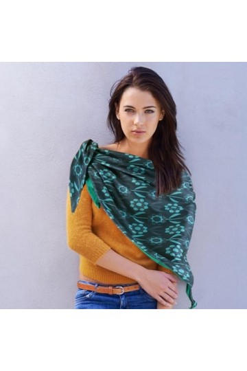 Uposao Écharpe Automne Hiver pour Femmes et Hommes Châle Chaud Vintage Foulards Élégant Enveloppe Douce Écharpes Triangle Cha