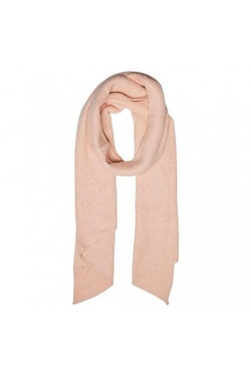 PIECES PCPYRON Long Scarf Noos BC Écharpe, Rose camée-Détails : Silver Lurex, Taille Unique Femme