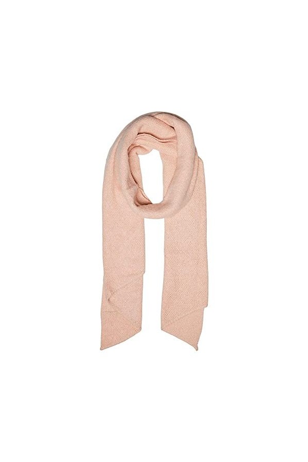 PIECES PCPYRON Long Scarf Noos BC Écharpe, Rose camée-Détails : Silver Lurex, Taille Unique Femme
