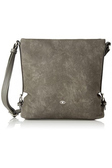 Tom Tailor Acc Perugia, Sacs bandoulière femme, Gris Grau , 24x26x8 cm W x H L 