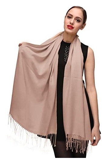 Shmily Girl Femme Élégantes Doubles Côtés Floral Pashmina sensation Wrap écharpe étole châle