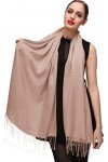 Shmily Girl Femme Élégantes Doubles Côtés Floral Pashmina sensation Wrap écharpe étole châle