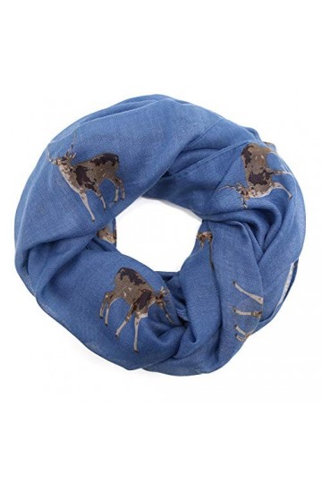 AnJuHoPa Foulard tubulaire en viscose tissé pour femme 3 pièces multicolores 