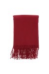 moonbow Echarpe Femme - Pashmina - Echarpe Douce Femme - Foulard - Echarpe Frange Bordeaux 