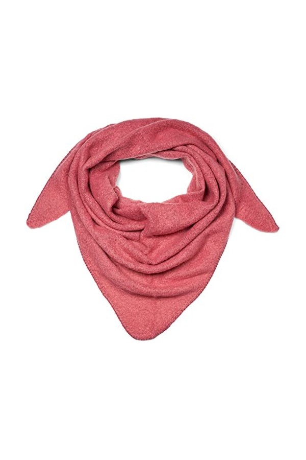 styleBREAKER Echarpe triangle tricotée XXL unie légèrement tachetée, écharpe triangle, écharpe dhiver chaude et douce, échar