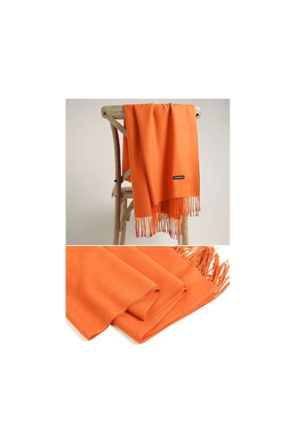 YAOMEI Unisex Femme Echarpe Foulards, 2018 Femme Léger et doux Vintage Hiver La Châles Etoles écharpe 78,74 * 27,56 pouces 