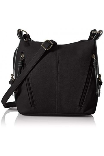TOM TAILOR Femme Sac à lépaule, Noir, 26 x 12 x 26