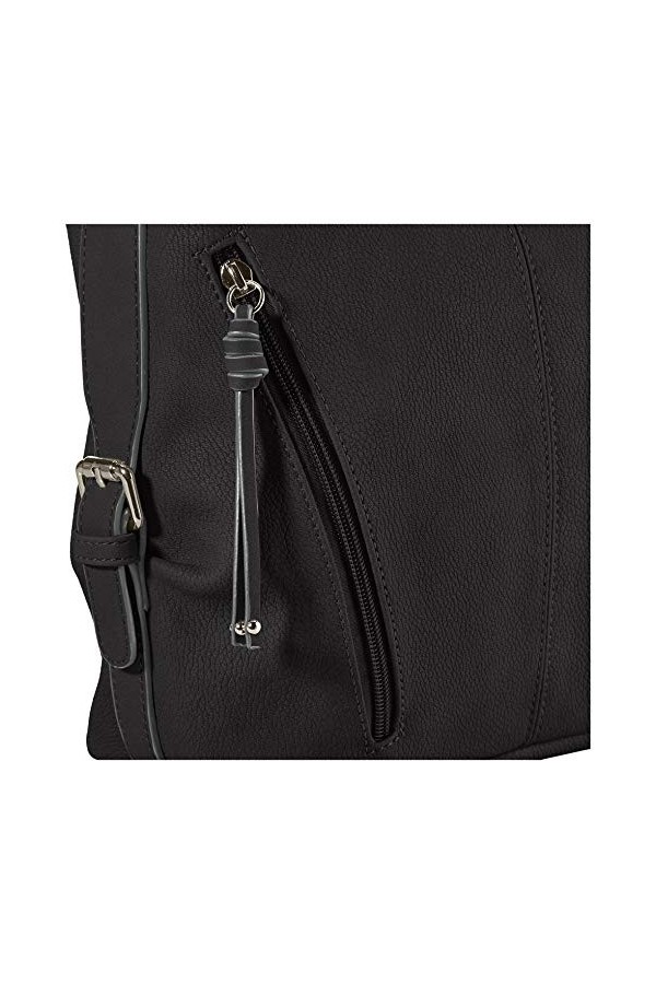 TOM TAILOR Femme Sac à lépaule, Noir, 26 x 12 x 26