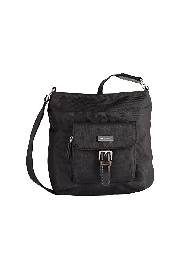 Tom Tailor Acc Rina 11223, Sacs Ordinateur Femme - Noir - V.6, 23x23x4 cm B x H x T 