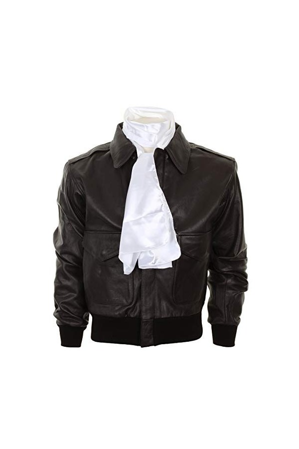 Écharpe davion en soie mélangée blanche