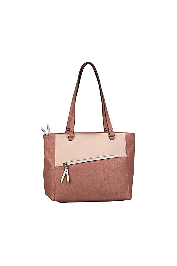 Tom Tailor Soraya, Cabas. Femme, Rose mélangée, 39x3,5x27