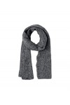 PIECES PCBERA Wool Long Scarf Noos Echarpe, Gris foncé mélangé, Taille Unique Femme