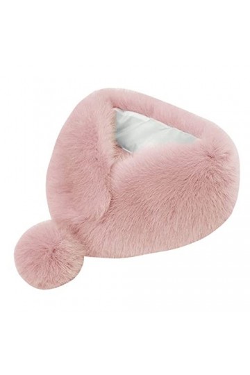 MoreChioce Écharpe Femme en Fausse Fourrure, Echarpe Fausse Fourrure de Renard Dames Châle Col en Fourrure d’Hiver All-match 