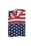 Sourcingmap Melody Foulard Unisexe Tendance Patriote Charmant Us USA étoiles Motif Drapeau américain imprimé scf003&nbsp;Jardin, P