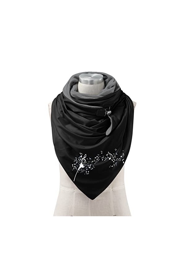 Générique éCharpe Triangle Femme Hiver Echarpes Et Foulards Femme Foulards Fille Femme Longue ÉCharpe ChâLe Rétro Echarpe Tri