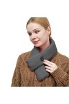YJZQ Écharpe chauffante USB pour femme - Avec 3 niveaux - Température réglable - Pour la chasse, la pêche, le camping, la ran