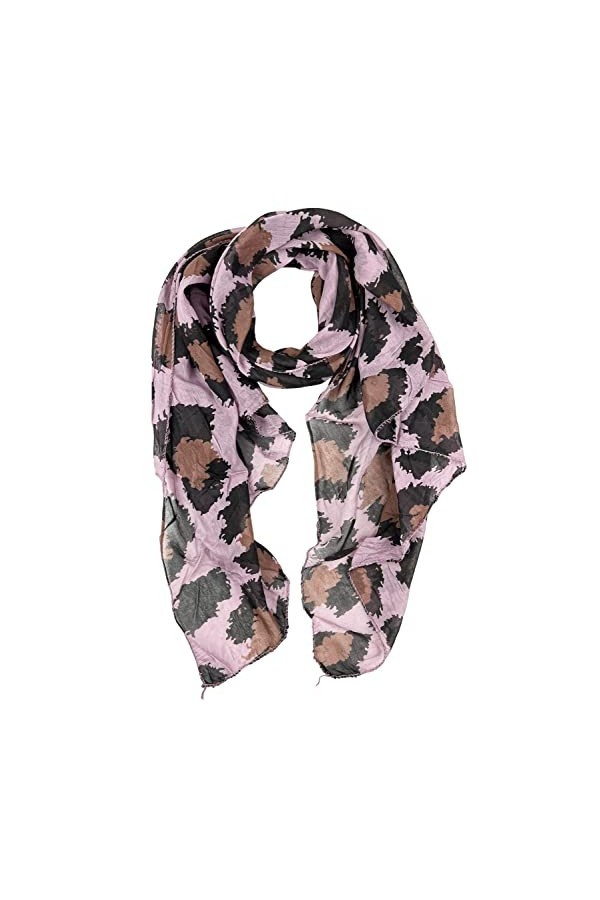 collezione alessandro Big Leo Écharpe, Vieux Rose, Taille Unique Femme