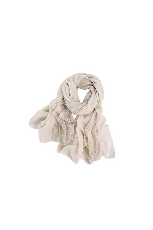 Écharpe Femme,Souple Femmes Coton Et Lin Autum Et Hiver Longue Foulard En Soie Châle Pour Hiver Chaud Toutes Les Saisons-bleu