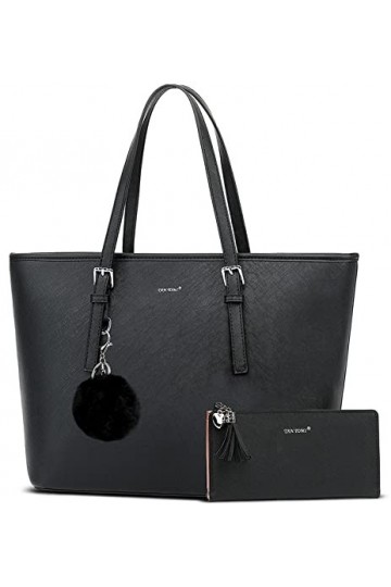 TAN.TOMI Sac a Main Femme Pour,Sac à Main Femme,Femme Grand Capacité Dépaule Fourre-Tout Portefeuille Sac téléphone portable