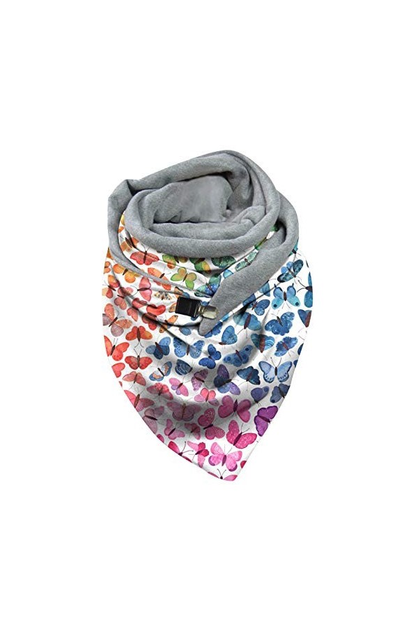 TianWlio Echarpe Femme Cachemire Multifonctionnel DéContracté Pas Cher Echarpe ÉCharpe Chaud RéTro Hiver ÉCharpe Chaud Hiver 