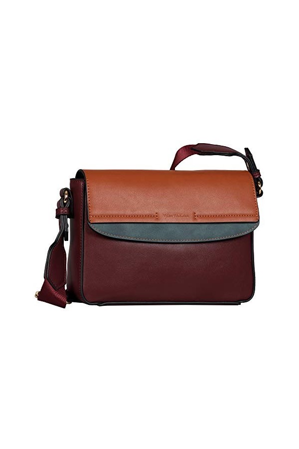 Tom Tailor Acc Henrietta, Sac à lépaule Femme, Rouge Multicolore, M