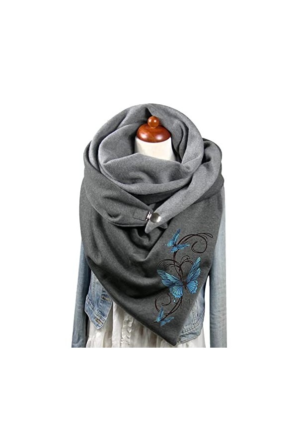 TianWlio ÉCharpe Chauffante DéContracté Pas Cher Echarpe DéContracté Pas Cher Echarpe Femmes Plaid Foulards ÉCharpe Chaude Dé