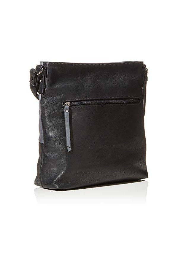 Tom Tailor Acc Ellen, Sac bandoulière Femme, Noir Schwarz , 30x30x8 Centimeters W x H x L 