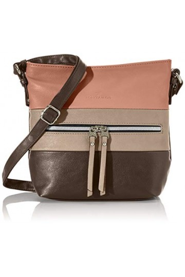 Tom Tailor Acc Ellen, Sacs bandoulière femme, Gris Grau , 25.5x23.5x5.5 cm W x H L 