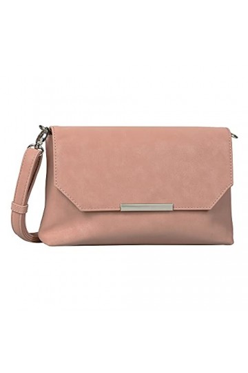TOM TAILOR Denim Kira, Sac à bandoulière Femme, Mid Rose, 24x4,5x14