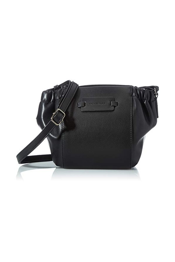 Tom Tailor Nathalie, Sac de Cross Femme, Noir, Medium
