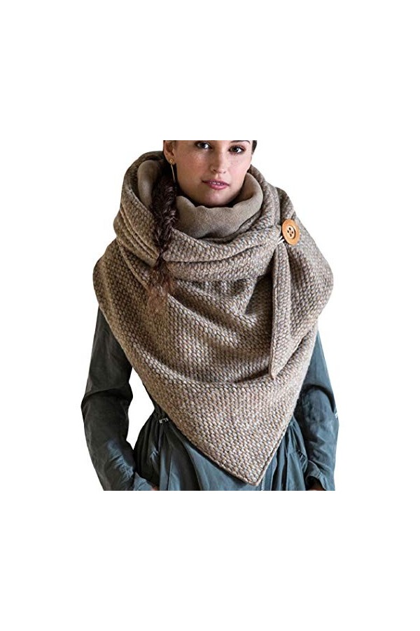 Voqeen Écharpe Triangle Foulards Châles Mode Femmes Turban Coton Écharpe Avec Rétro Imprimé Pour Homme Et Femme Malaisie Dot 