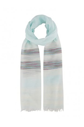 TOM TAILOR 1036754 Écharpe, 26007-Teal Radiance, Taille Unique Femme