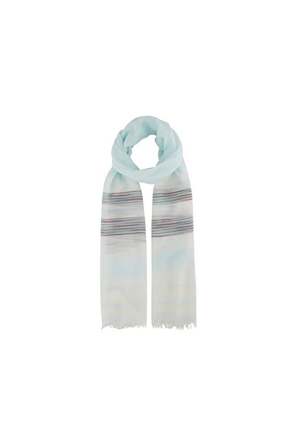 TOM TAILOR 1036754 Écharpe, 26007-Teal Radiance, Taille Unique Femme