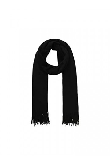 Pieces PCJIRA Wool Scarf Noos Écharpe, Mélange de Gris Clair, Taille Unique Femme