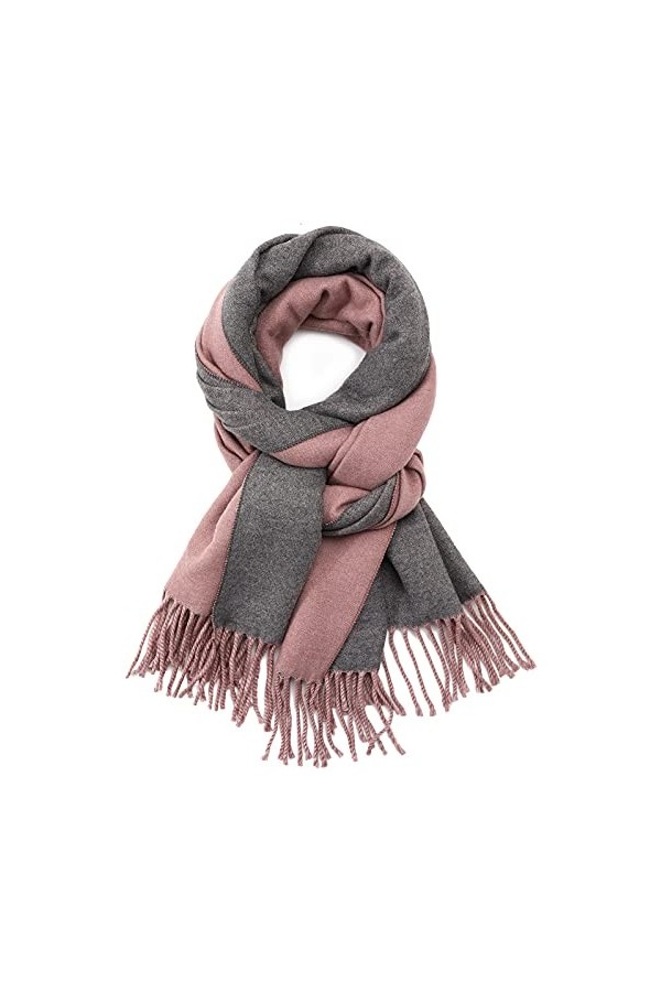 SPFASZEIV Écharpe Cachemire Femmes Foulards Châle pour Femmes Longues Foulard Chaudes Doux Écharpes Pashmina Réversibles Hive