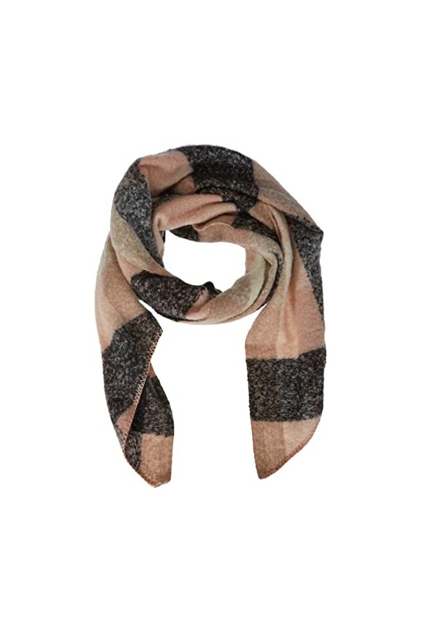 Pieces Femme Pcpyron Checked Long Scarf Noos Bc Écharpe , Grape Wine,Taille unique