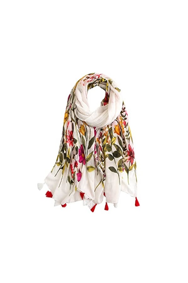 Ecroon Etoles Chales Écharpe Grand Plaid Chale Cachemire Élégant Foulards Hiver Tissu Gland Tartan Châle Épaissi Echarpe Chau