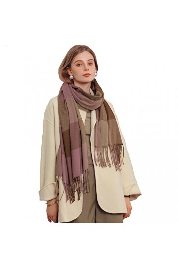 Echarpe Châle élégant Femme Hiver Chaud Chic Tricoté Laine Élasticité Douce Chale Longue Cape Souple Confortable Pashmina Fou