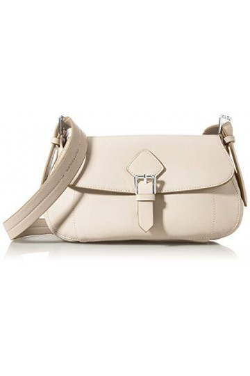 Tom Tailor Milana, Sac à lépaule Femme, Blanc cassé, Small
