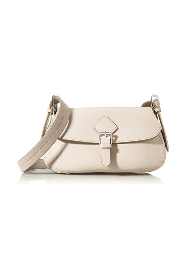 Tom Tailor Milana, Sac à lépaule Femme, Blanc cassé, Small