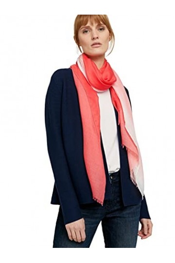 TOM TAILOR Écharpe pour femme avec dégradé de couleurs. - Orange - One Size