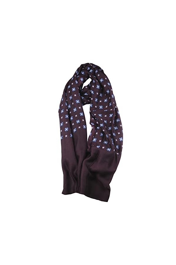 Montecristo Écharpe Homme Écharpe Femme taille unique 75 x 190 cm - Collection 2022 Bourgogne 