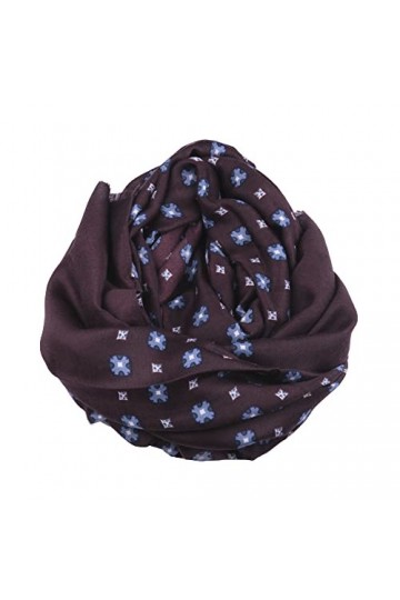 Montecristo Écharpe Homme Écharpe Femme taille unique 75 x 190 cm - Collection 2022 Bourgogne 