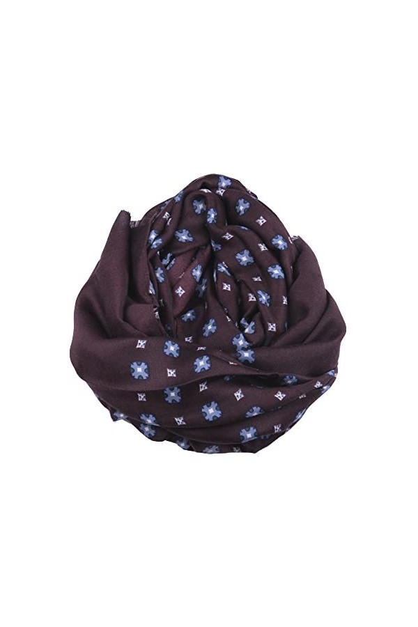 Montecristo Écharpe Homme Écharpe Femme taille unique 75 x 190 cm - Collection 2022 Bourgogne 