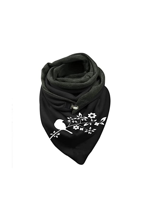 Générique éCharpe Triangle Femme Hiver Echarpes Et Foulards Femme Foulards Fille Femme Longue ÉCharpe ChâLe Rétro Echarpe Tri