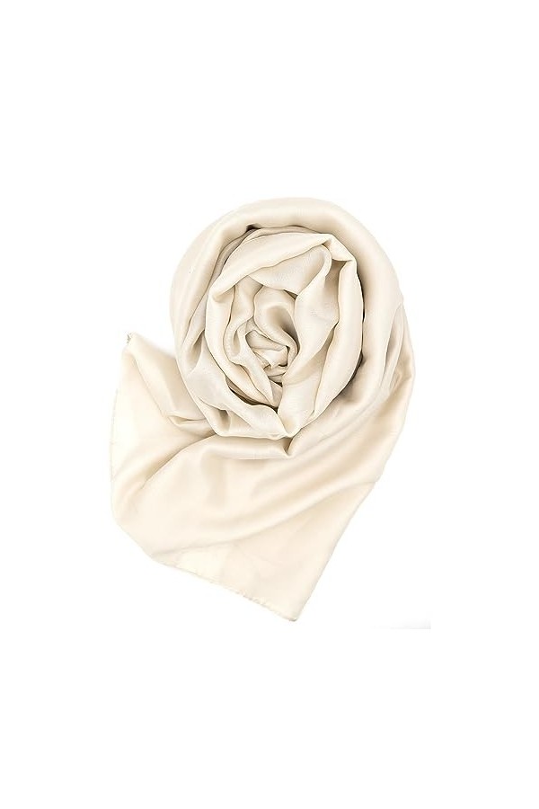 Colours & Beauty Étole Femme Elégant Cérémonie Beige Clair | Étole Femme Cérémonie | Echarpe Femme | Echarpe dété Pour Femme