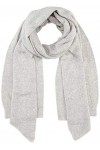 Pieces Pcbenilla Écharpe Longue Noos BC, Gris Clair chiné, Taille Unique Femme