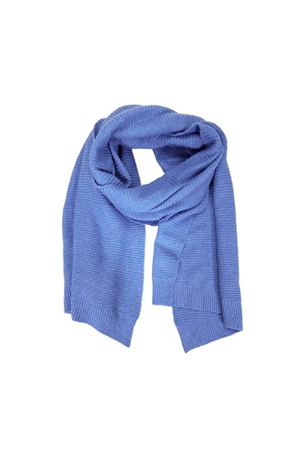PIECES Pcbenilla Long Scarf Noos BC Écharpe, Granada Sky, Taille Unique Femme