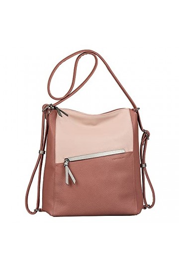 Tom Tailor Soraya, bandoulière/Sac à Dos Femme, Rose mélangée, 35x11,5x28,5
